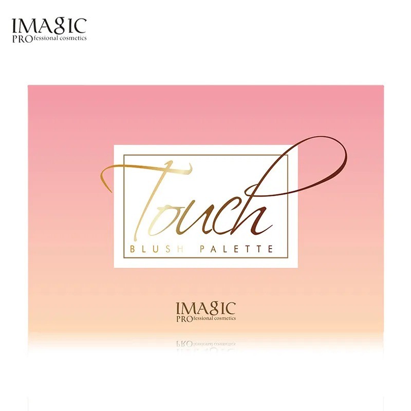 Wholesale prices 2022 high pigment touch blush palette girls cosmetic red rose blusher makeup powder