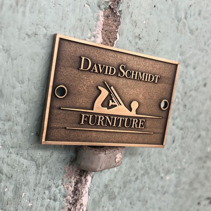Wholesale 3d Engraving Custom Logo Metal Tag Metal Crafts Logo Label zinc alloy Nameplate Engraving Name Plate For Desk