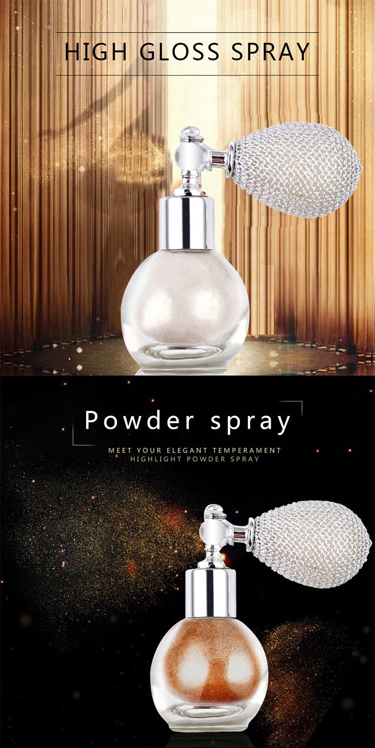 Hair and Body Shimmer Makeup Brillo Corporal Highlighter Body Spray Glitter Powder