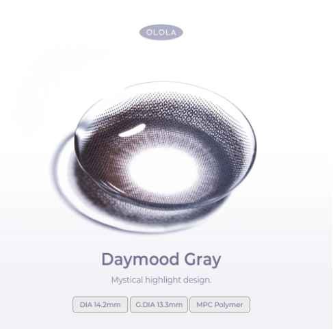 [DAYMOOD GRAY] Fresh Looking 3 Tone Colored Eye Contact Lens Soft Yearly Cosmetic Cheap Color Contact Lenses Wholesale