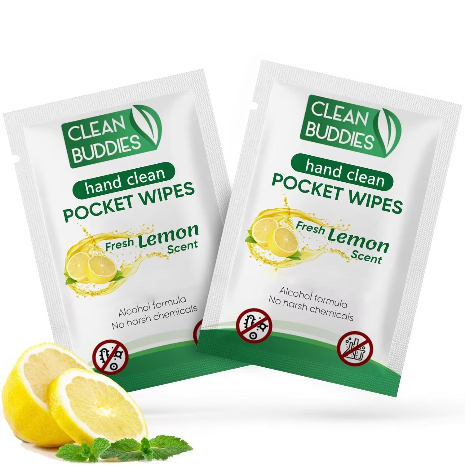 Individually Wrapped Fresh Sanitary Wipes for Restaurant and Hotel Single Wet Wipes Disposable Wipes