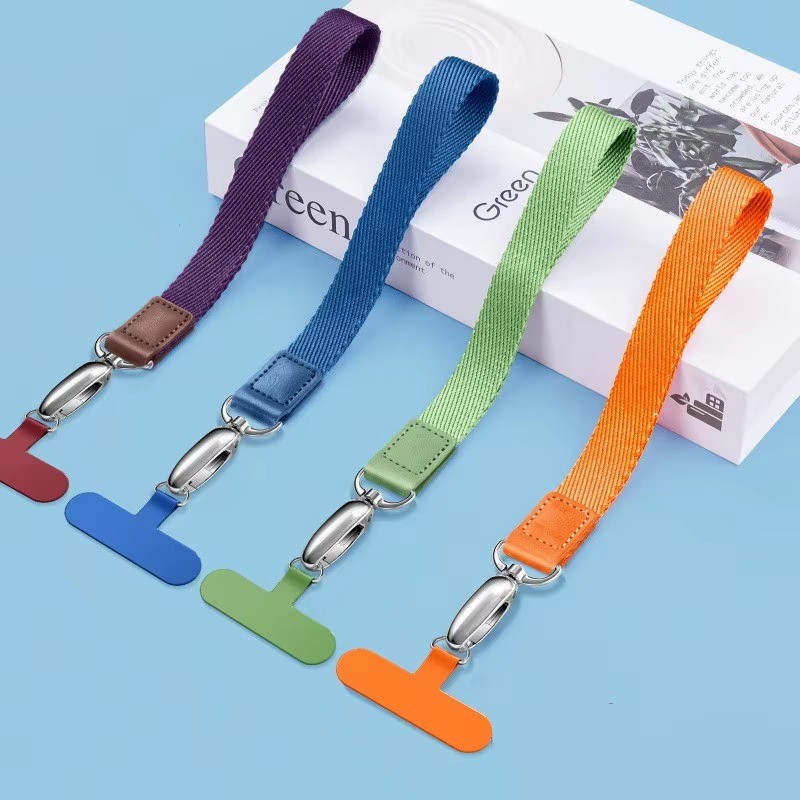 BSBH Adjustable Neck Strap Lanyard Wrist Strap Nylon Lanyard with Patch Tab Compatible for All Smartphone