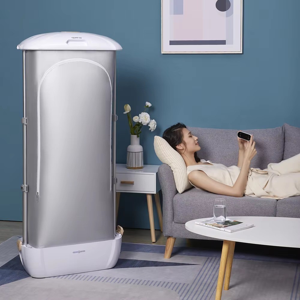 Tijump indoor home multifunctional foldable uv steam iron automatic extendable portable electrical compact clothes dryer